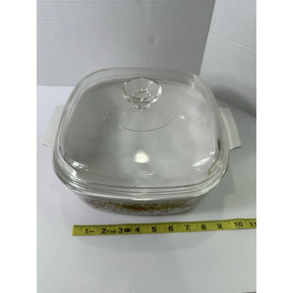Corning Ware Spice of Life 4 Quart A-84-B L'Echalote La Sauge w/Pyrex Lid A-12-C